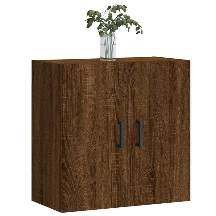 VidaXL Wall Cabinet Brown Oak 60x31x60 Cm Engineered Wood 829971