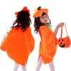 Halloween Fruit Costume: Banana & Pumpkin Onesie for Kids' Stage Performance and Parent-Child Role Play