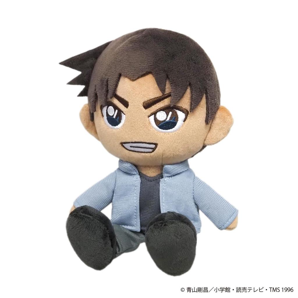 Boeki Detective Conan Fluffy Friends Hattori Heiji Plush Toy FCN03 San-ei (S) W11×D8×H16cm
