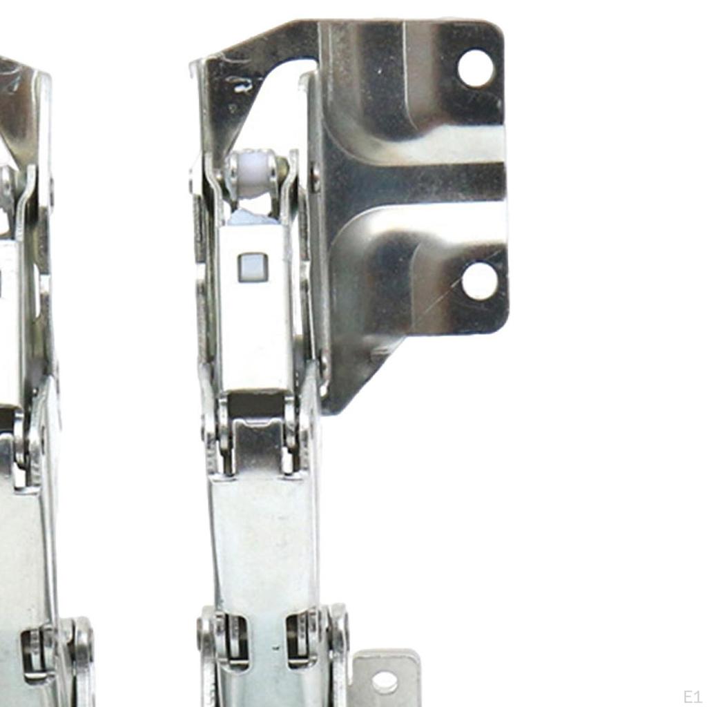 2Pcs Fridge Freezer Door Hinges Refrigerator Easy To Install Mounting Screws Flat