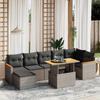 VidaXL Garden Lounge Set with Cushions 8 Pcs, Patio Sofas, Patio Furniture Set, Outdoor Furniture, Grey 3273188