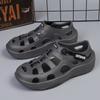 Men's wide toe shoes new outdoor casual sports sandals comfortable and lightweight beach shoes hollow garden shoes cave shoes