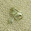 1Pc Vintage Alloy Ear Stud Leaf Design Earring Ear Cuff Clip Ear Ring Jewelry