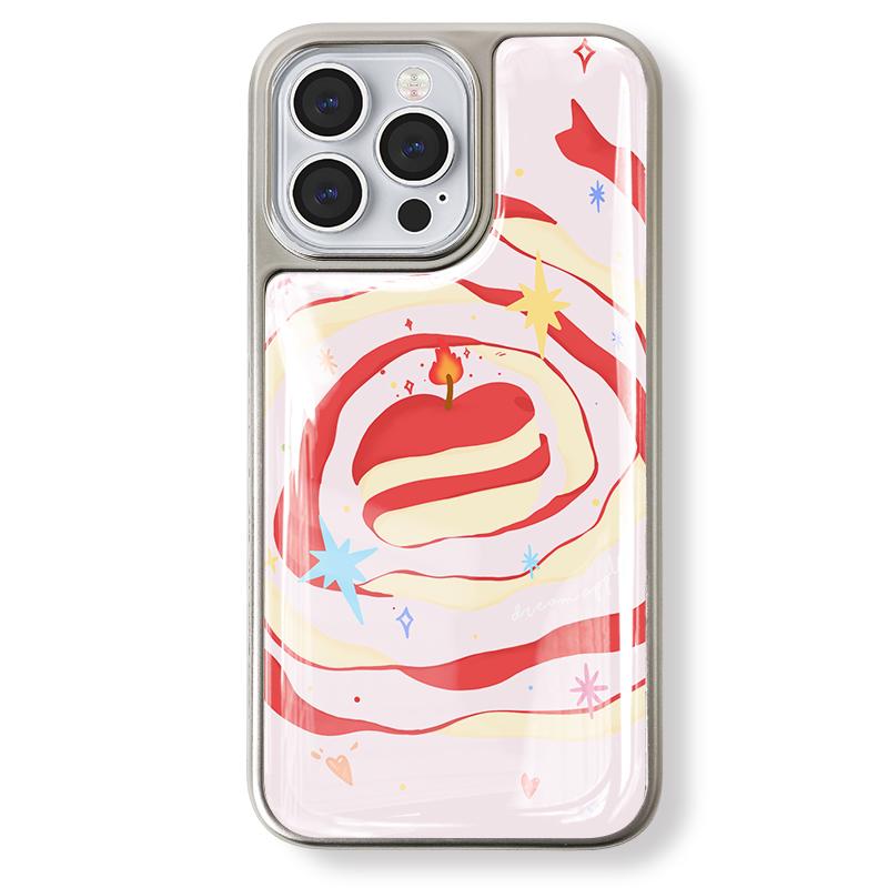 Zhitai Huawei Mate 60 Pro Case: Fits Apple 16, Electroplated Silver Edge, Drip Glue, 15/14 Pro Max, for Women
