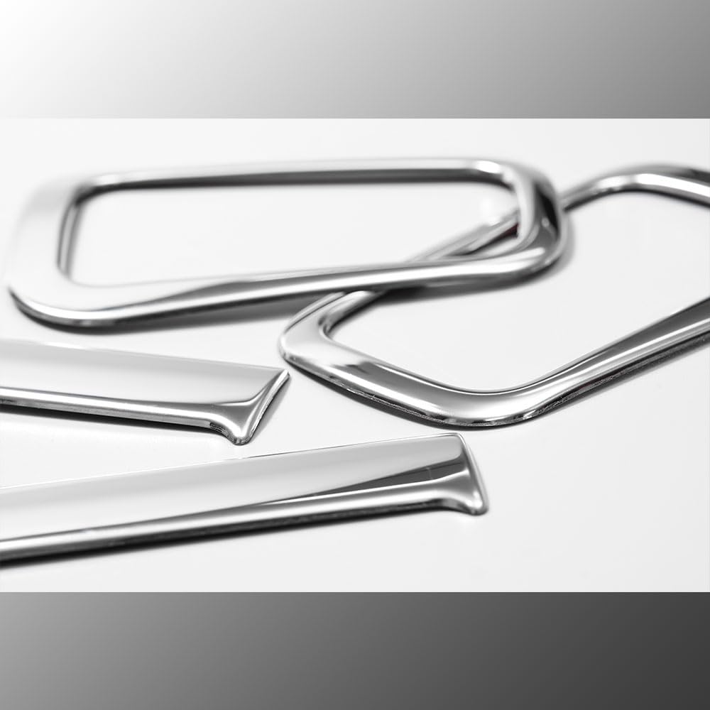 Delica Mini Innentür Lenkradabdeckung Griff Zierleiste 4-teilig Silber Edelstahl AVEST