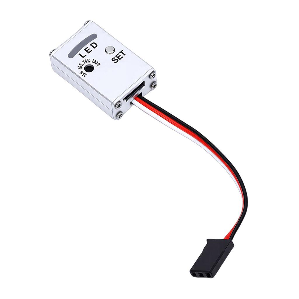 RC 3 Axis Gyro Sensitivity Adjustable for RC Remote Control Drift Rally Trucks with 3 Wire Servo Aluminum Housing