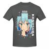 Vintage Konosuba Darkness Tarot Card Style Fun T Shirts Graphic Y2k Idea Cotton Tshirts For Unisex Wounisex Clothing