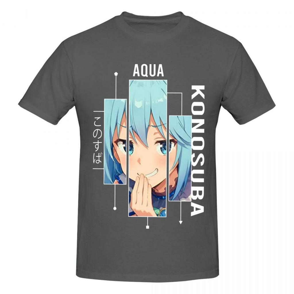Vintage Konosuba Darkness Tarot Card Style Fun T Shirts Graphic Y2k Idea Cotton Tshirts For Unisex Wounisex Clothing