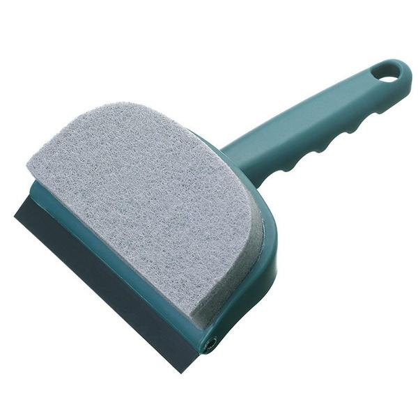 Wall Glass Cleaning Brush Double Sided Washing Glass Mirror Scouring Sponge Brush Home Kitchen Cleaning Tools