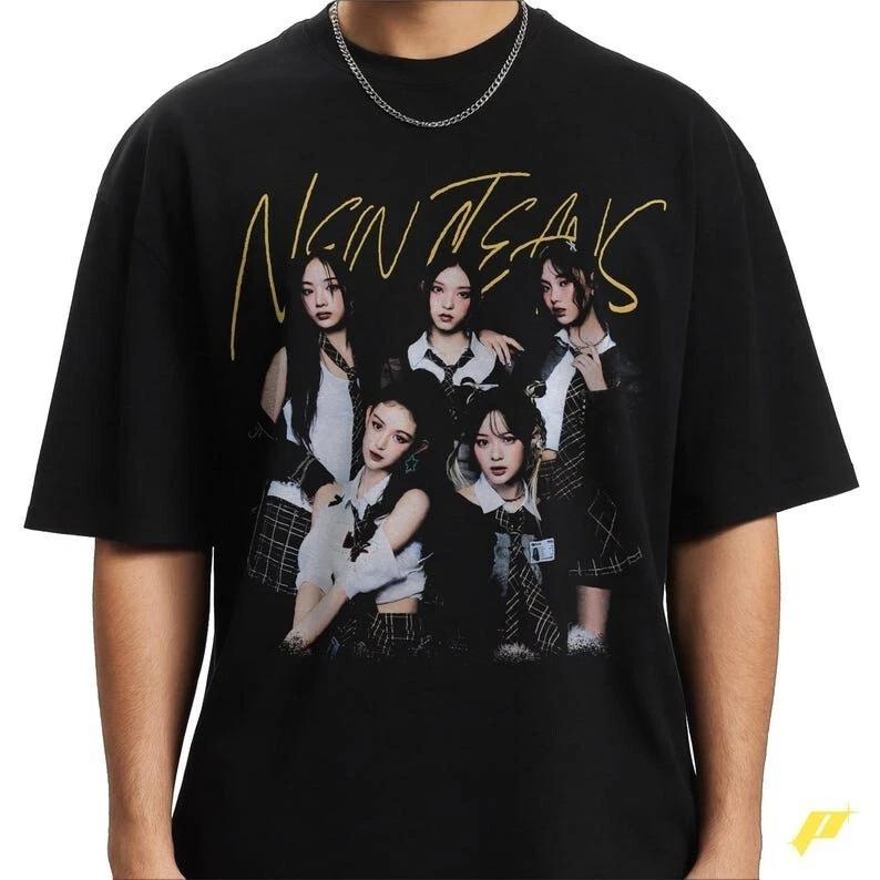Men s and Women s T-shirts Limited NewJeans KPop Tshirt Unisex Shirt XS