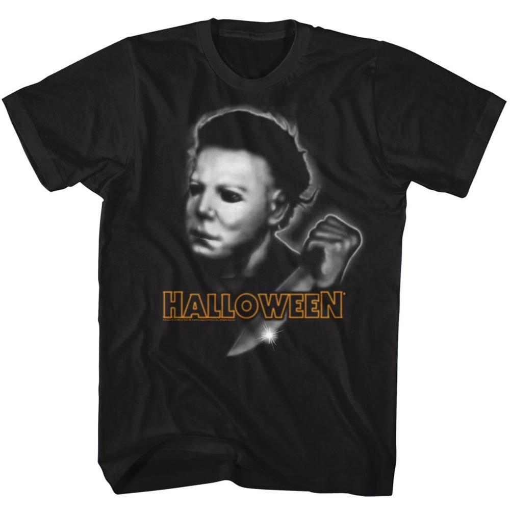 Halloween T-Shirt JACK OLANTERN PUMPKIN AIRBRUSH Great Scary Movie in SM5XL Unisex T-Shirt S
