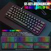 V900 61 Keys Wired Mechanical Gaming Keyboard, Red Switch, RGB Backlit, Ultra-Compact Mini Portable Hot-Swappable Keyboard