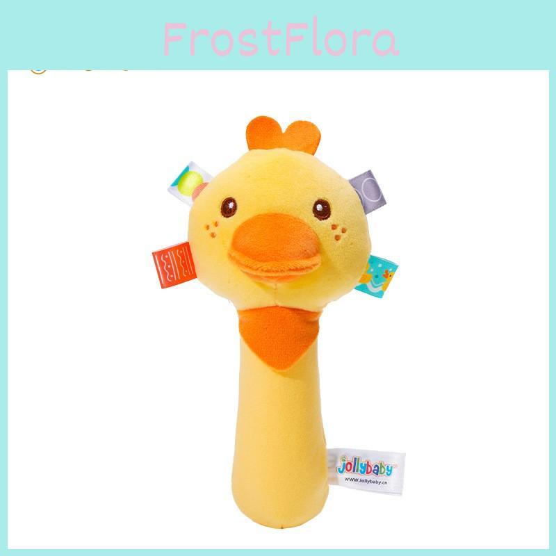 Baby Hand Grip Toy With Rabbit Duck Design For Early Development And Comfort For Infants