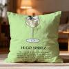 Popular H-Hhugo Spritz Cocktailed Cushion Cover Soft Washable Pillow Case Multi-Scene for Couch Bed Travel Office Use