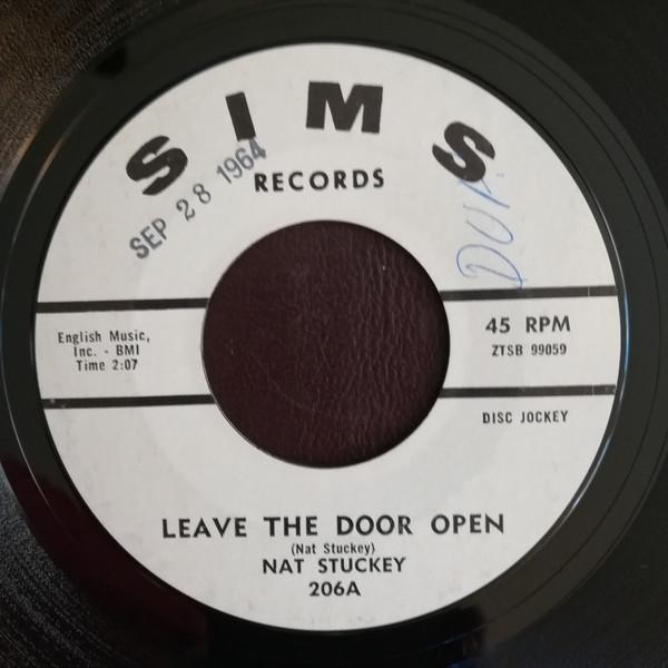 

7inch Record NAT STUCKEY - Leave The Door Open / Wills Crossin 206PROMO SIMS 1964 US Country/Folk Used