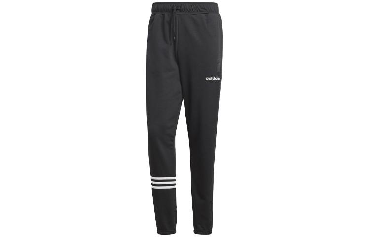 Мужские вязаные спортивные штаны Adidas Черные Умеренно прямые Штаны DT8996 S