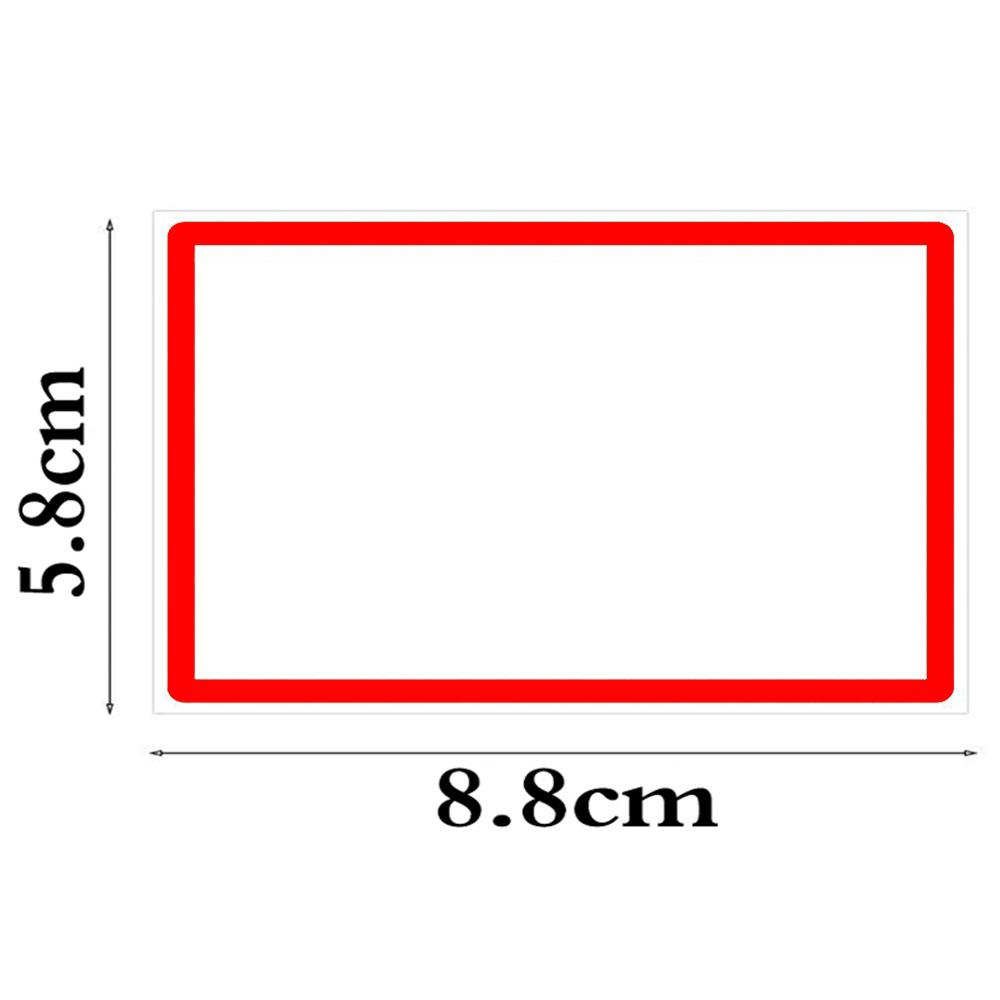 Red, Yellow, Blue, Green Name Stickers – 300 Sheets/Roll, Writable DIY Classification Stationery Adhesive Labels.