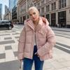 2024 Winter Thickened Short Bread Clothing Women's Loose Korean Version Casual Versatile Down Cotton Clothing Warm Jacket