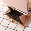 New Fashion Purse Female Short Version of Fresh Folding Mini Metal Wallet Cute Purse Lady Coin Purse for Female Lovely