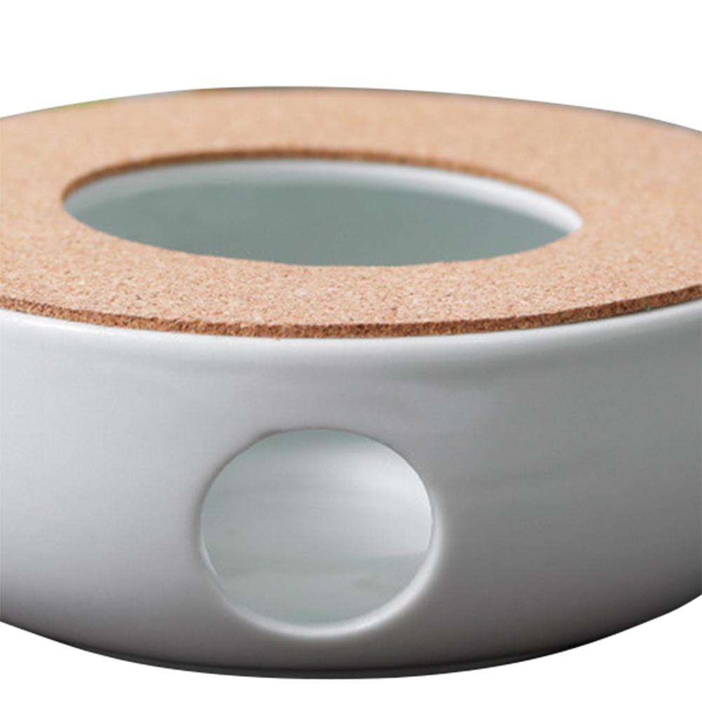 Ceramics Teapot Heating Portable Teapot Heater Stove Stable Hollow-out Table Decoration for Hot Milk Coffee Water