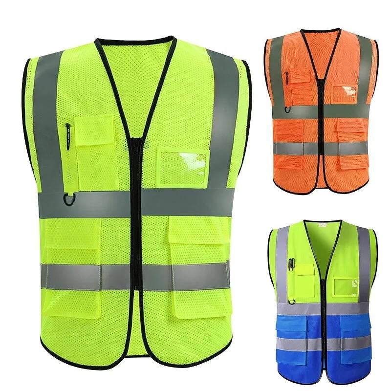 Sommernacht Mehrfachtaschen Reflektierende Schutzkleidung Reflektierender Mantel Sichere Struktur Verkehr Hygiene Gartenarchitektur