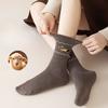 Socks, Women's Autumn and Winter Thickened Dachshund Mid-calf Socks, Cashmere Winter Pile Socks, Long Calf Socks, Warm Wool Socks