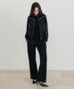 Ssin And Lee (W) Nuage Lounge Jersey Jacket Black