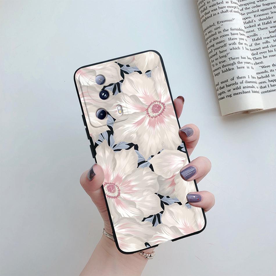 For Xiaomi 13 Lite 5G Case 2023 Luxury Black Dragon Painted Silicone Phone Cover for Xiaomi Mi 13 Lite 6.55'' Coque Capas 13Lite