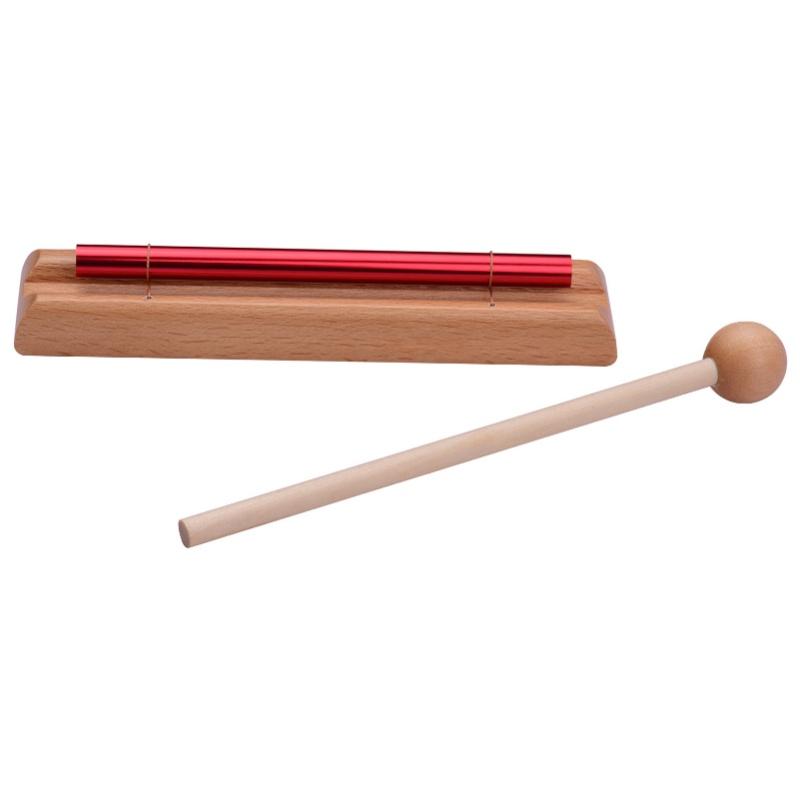 2-Tone Tabletop Chimes Meditation Chime Colorful Wind Bell Educational Musical Percussion Instrument With Mallet