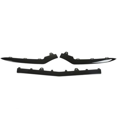 3 stuks Glanzend Zwart Voorbumper Onderste Sierlijst Vervanging voor Mercedes‑Benz E‑Klasse W212 AMG Line Facelift 2014‑2016