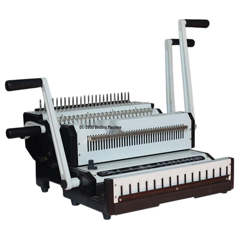 Daodun DC-2600 Manual 2-in-1 Comb & Wire Binding Machine CN plug (adapter included)