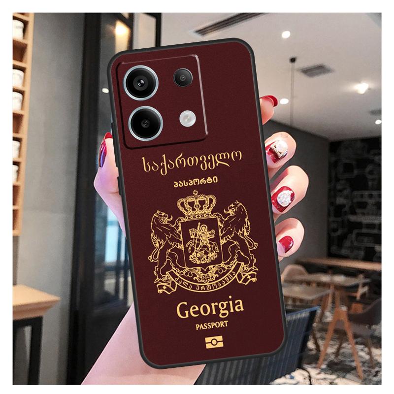 Georgia Flag Case For Xiaomi Redmi 12 13 C 9C 10C Redmi Note 13 Pro 9 10 11 12 9S 10S 11S 12S Back Cover
