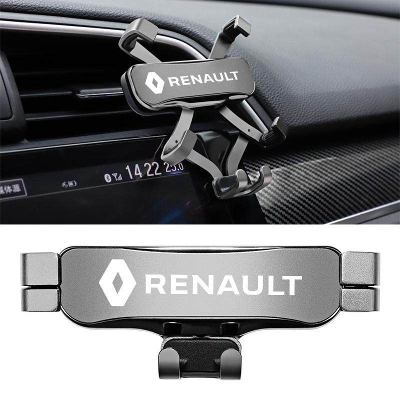 2026 Gorące Do Kołpaków Renault Uchwyt na Telefon Samochodowy 360 Obrót Grawitacyjny Uchwyt Automatyczny Do Renault Megane 2 3 4 Twingo Clio Talis