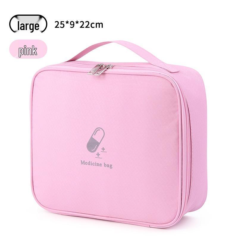 Compact Medicine Bag: Large-Capacity Emergency Travel Kit for Home and On-the-Go Health Supplies