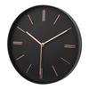Round Ins Style Electronic Wall Clock Modern Fashion Silent Quartz Clock Personalized Creative Home Solid Color Clock