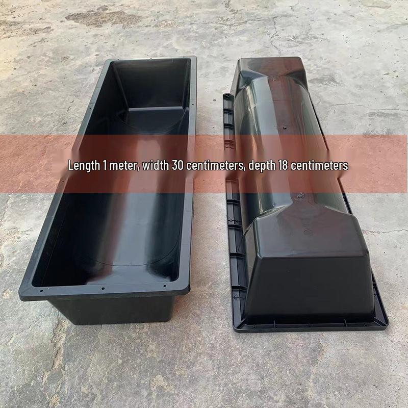 Large Thickened Plastic Rectangular Container for Feeding, Watering, Seedling, and Fish Farming