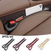 Vhdf2 2 Pcs Car Seat Gap Plug Strip With Groove For Eclipse Outlander Pajero Lancer ASX