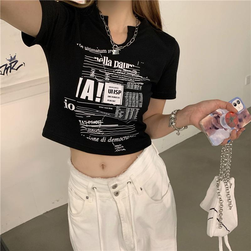 

YYFS Женские модные повседневные летние весенние блузки и рубашки с v-образным вырезом с короткими рукавами M