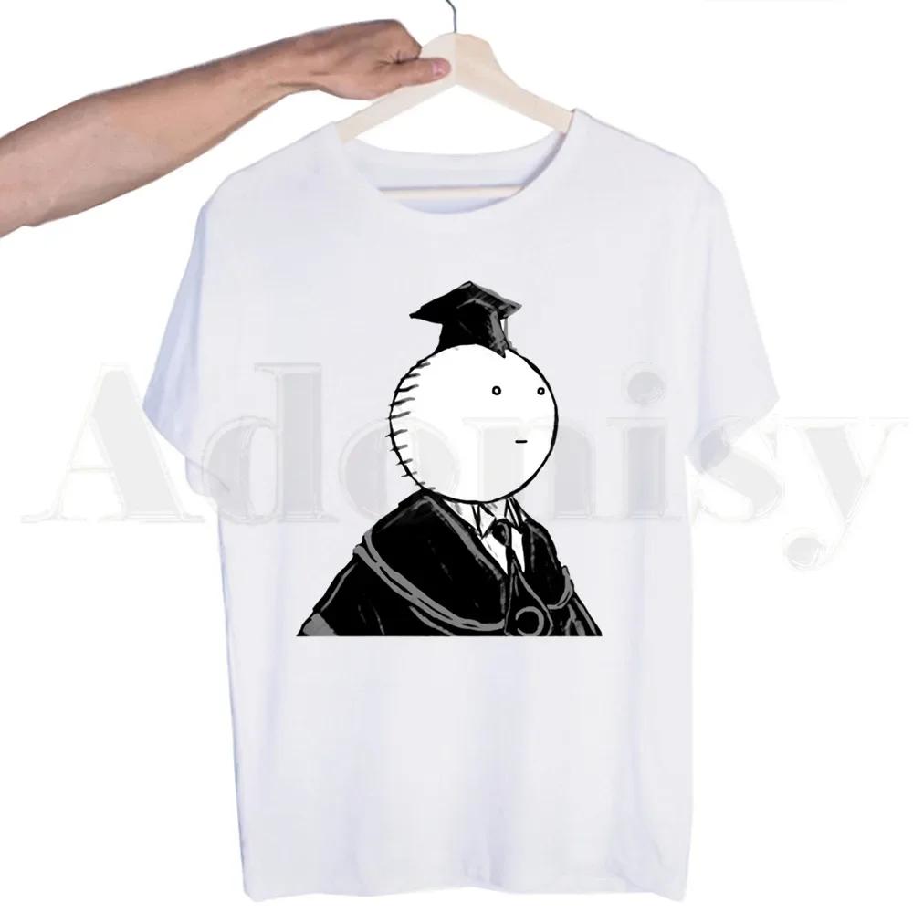 Assassination Classroom Korosensei Japanese Anime Tshirts Men Fashion Summer T-shirts Tshirt Top Tees Streetwear Harajuku Funny