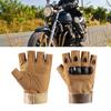 Cycling Gloves Half Finger Anti Slip Silicone Breathable Hook and Loop Mountain Biking Gloves for Outdoor Protection