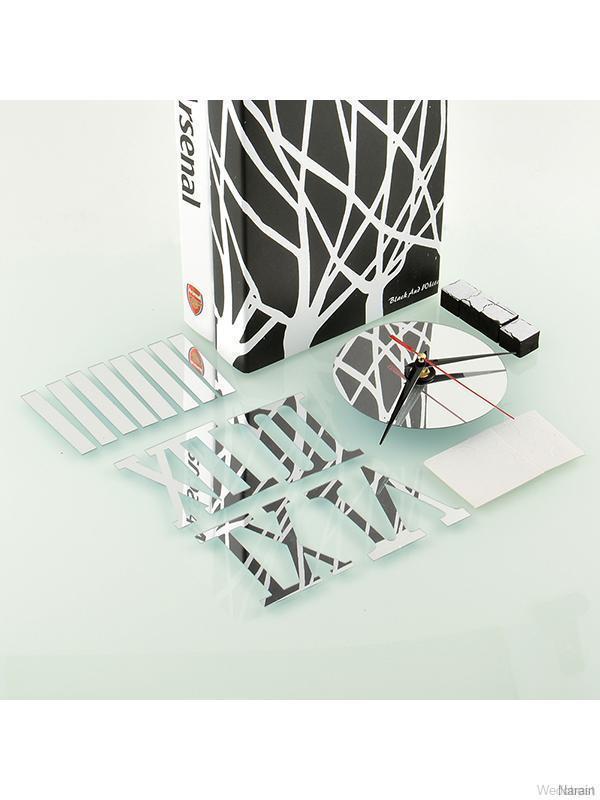 Frameless Acrylic Mirror Clock 3D DIY Wall Clock