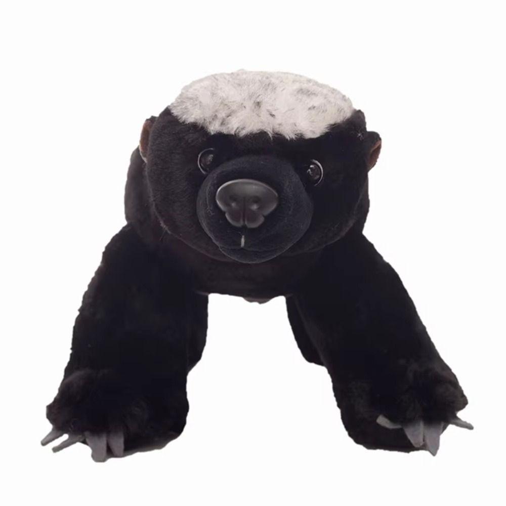 Stuffed Doll Badger Honey Toy Wild Animal Simulation Badger Badger Mongoose Plush Boys Girls