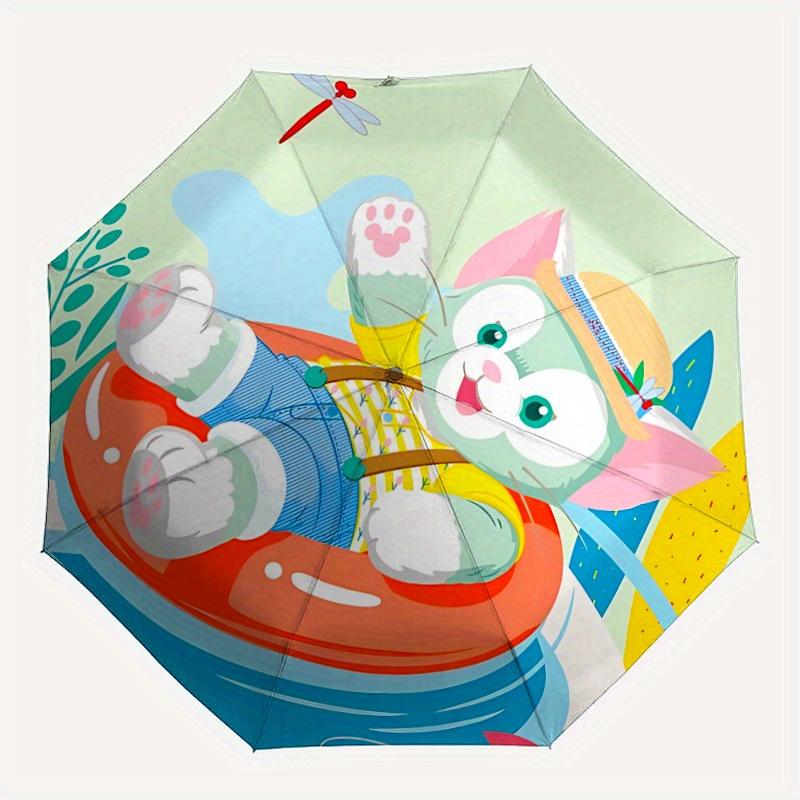 

1pc Gelatoni Automatic Umbrella 8-Bone Design Compact Gear for Outdoor Travel,Perfect Gift for Friends Birthdays yy250809023