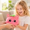 Plush Toy Strawberry Cat Shaped Stuffed Animal Soft Doll for Children and Home Decoration Gift for Kids and Adults