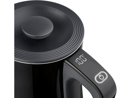 Electric Kettle 1.7L Temperature Regulation Black - W-68217