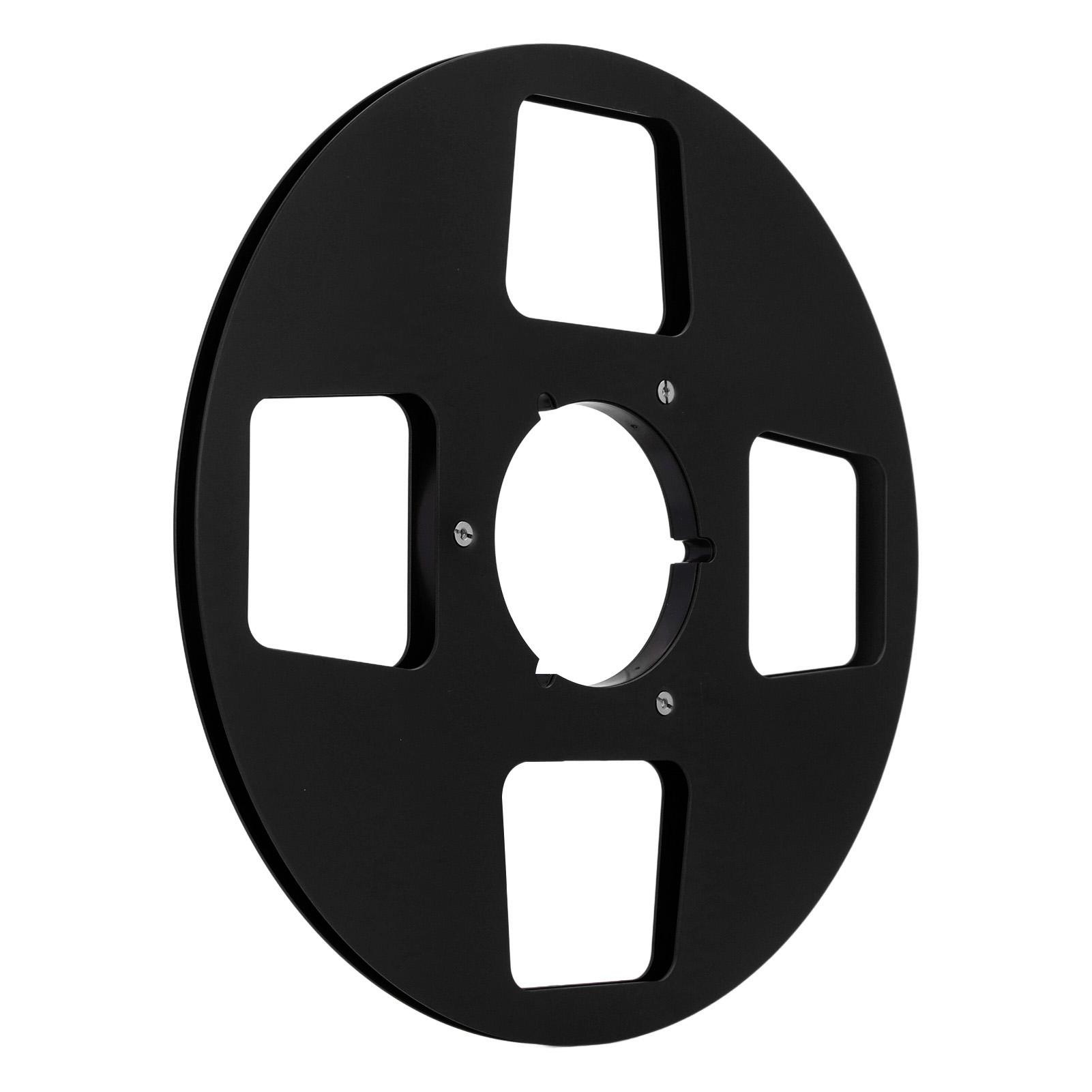

14 10,5-дюймовая пустая катушка для ленты с 4 отверстиями из алюминиевого сплава, катушка для приема звука для катушки на катушку чёрный