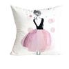 Nordic Ins Style Pink Girl Sofa Pillow Cushion Printed Bedside Car Office Cushion