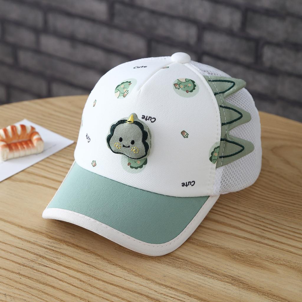 Kids Cartoon Sun Hat With Adjustable Chin Strap For Outdoor Play Fun