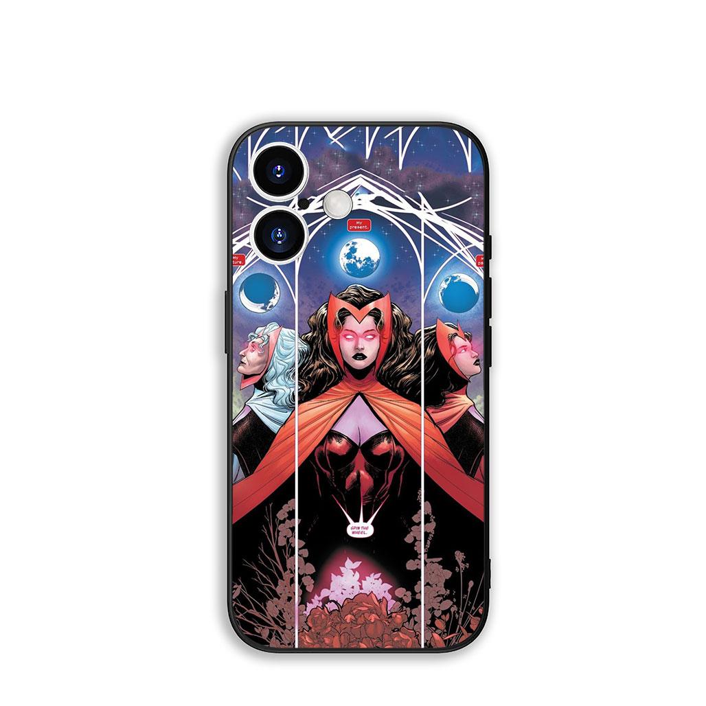 

для Samsung Galaxy A25 A37 A57 A12 A14 A31 A41 A50 A51 A70 A71 A72 A21S A04 M15 Note 20 9 8 10 Чехол M-Marvels Алая Ведьма Galaxy A51