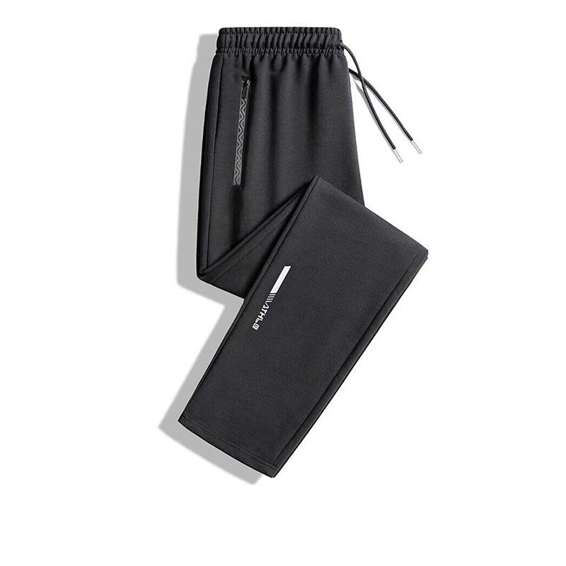 Men's Fleece-Lined Plus Size Joggers - Warm, Fashionable, and Comfortable for Spring and Autumn.